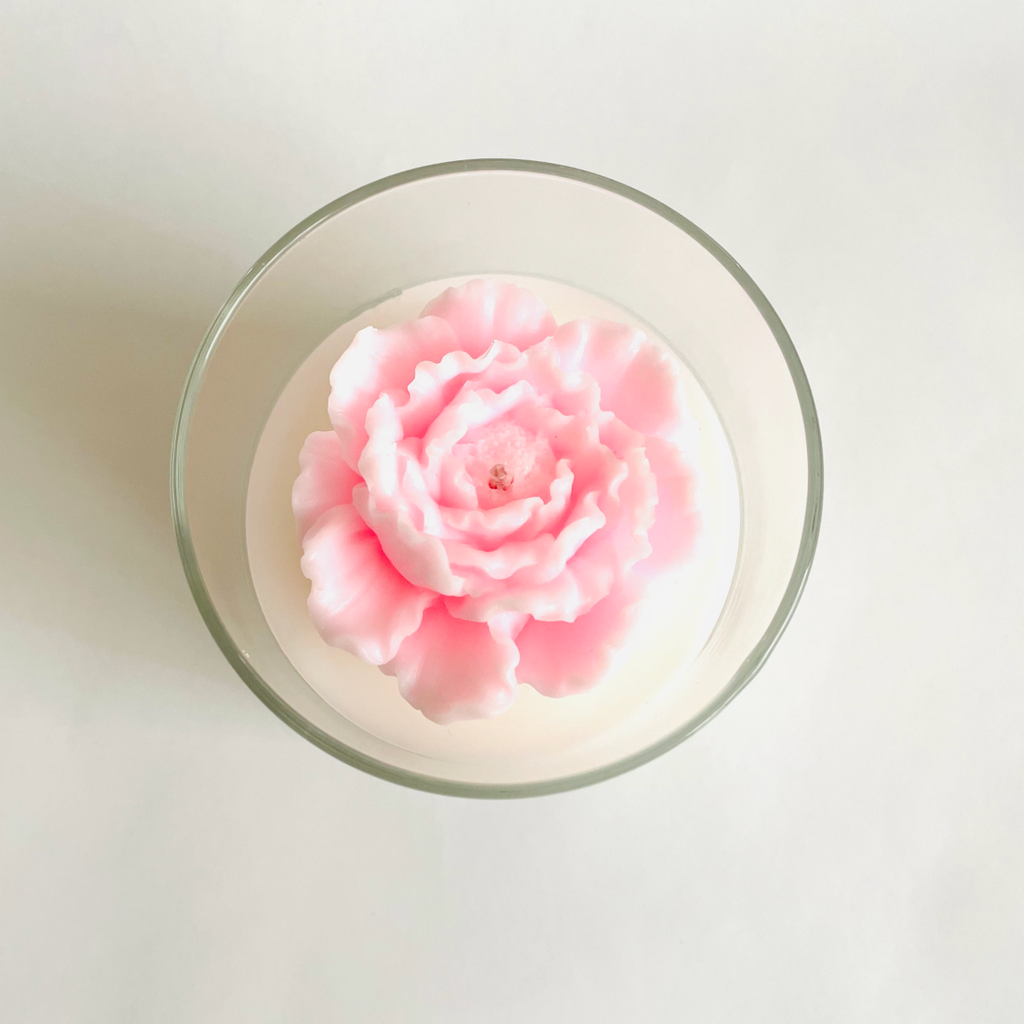 Peony Terrarium Coconut Soy Candle