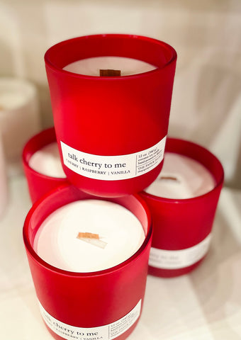 Talk Cherry to Me Coconut Soy Candle