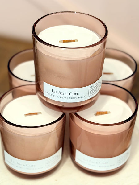 'Lit for a Cure' Coconut Soy Candle