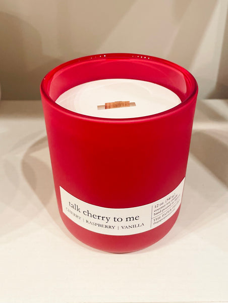 Talk Cherry to Me Coconut Soy Candle