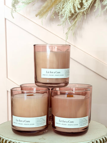 'Lit for a Cure' Coconut Soy Candle