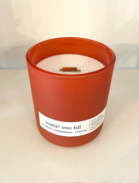 "Roarin' into Fall"  Kingsley School Fundraiser Candle