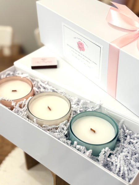The Scented Art of Intentional Living Boxed Candle Trio