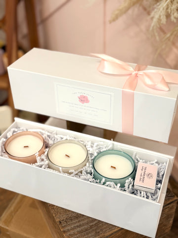 The Scented Art of Intentional Living Boxed Candle Trio