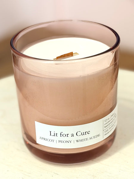 'Lit for a Cure' Coconut Soy Candle