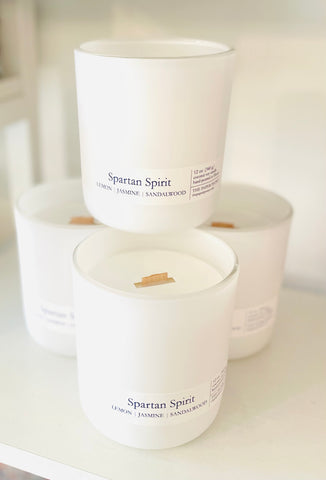 'Spartan Spirit' Herrick Middle School Fundraiser Candle