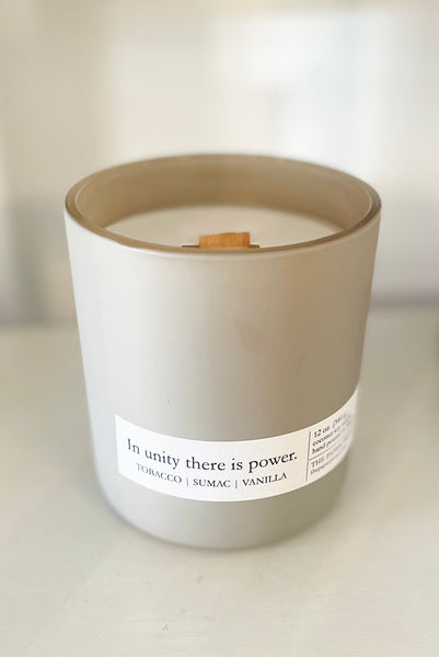 DGJWC 'In unity there is power.' Fundraiser Candle