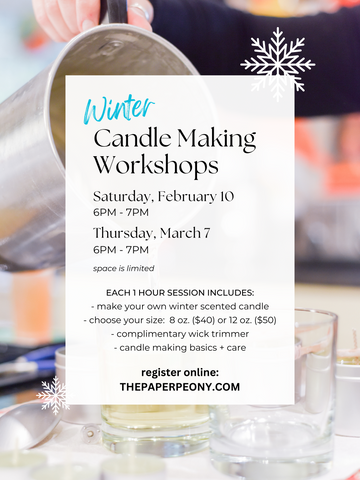 Candle Making Workshop: March 7 from 6pm - 7pm