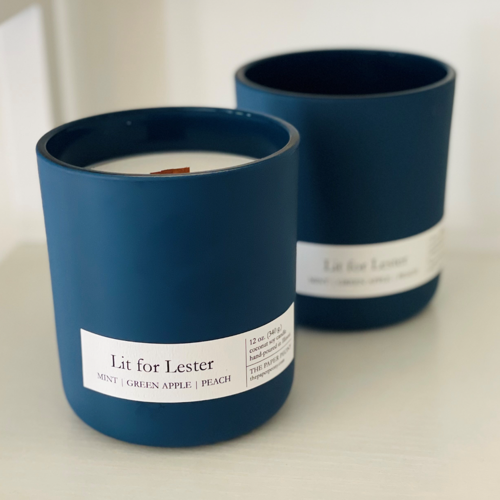 'Lit for Lester' School Fundraiser Candle