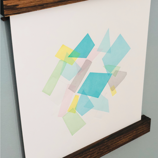 Sea Glass 8" x 10" Letterpress Art Print