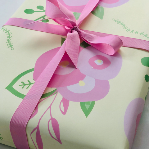 Floral Gift Wrap (roll of 2 sheets)