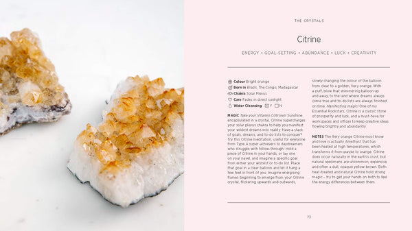 Crystals Hardcover Book