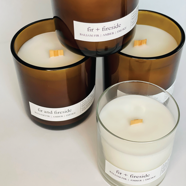 BEST SELLER! Fir and Fireside Coconut Soy Candle