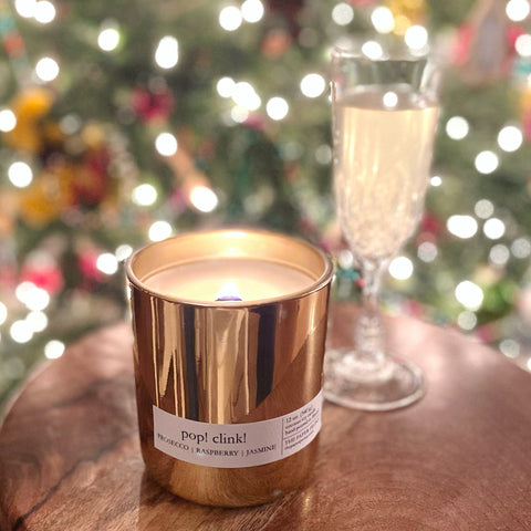 pop! clink! Coconut Soy Candle