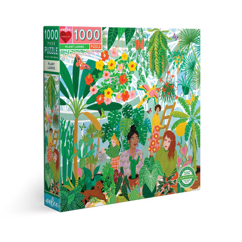 Plant Ladies 1000 Piece Round Puzzle from eeBoo